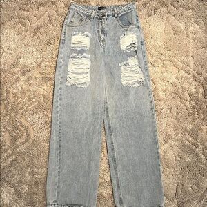 Gently Used White Fox Distressed Jeans
